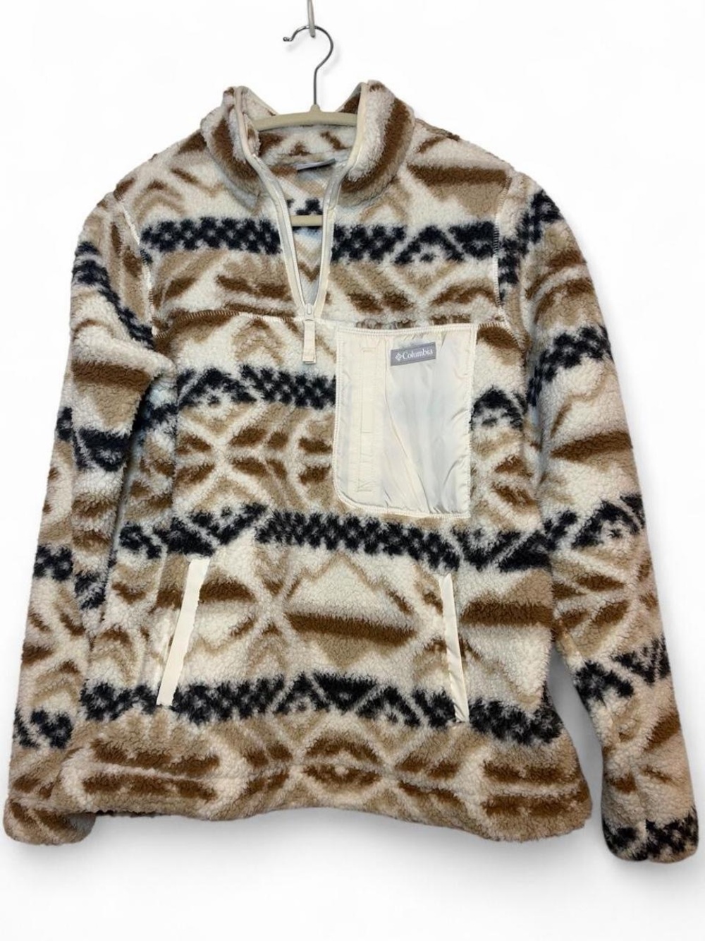 Columbia West Bend Sherpa Pullover | L | EUC